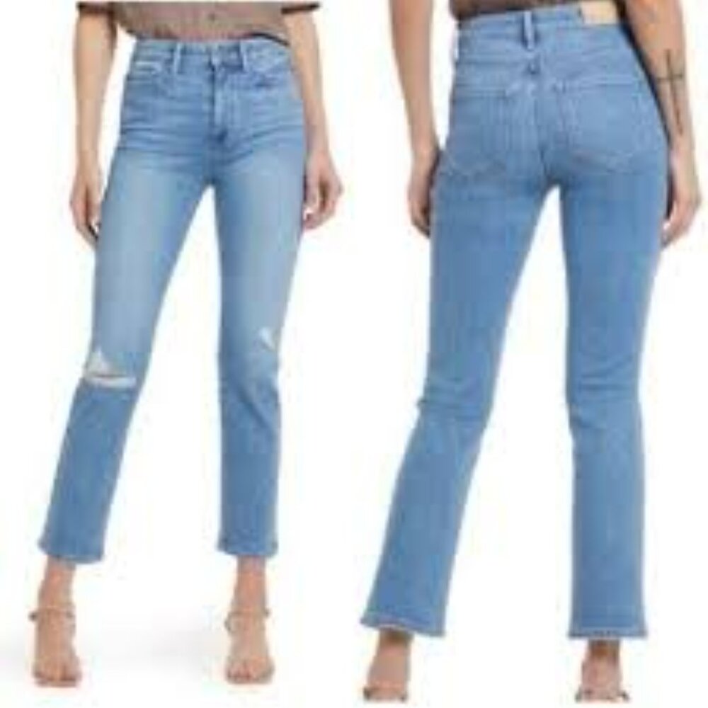 PAIGE Cindy Straight Leg Jeans Distressed Style Size 29